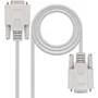 Nanocable Cable Serie RS232 DB9 Macho a DB9 Hembra 3m Beige